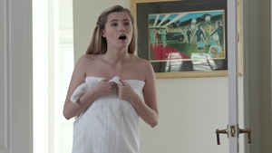 FamilyXXX: Very tasty brunette Carolina Sweets throat fucking