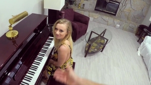 POVD.com - Student Bailey Brooke goes in for plowing hard