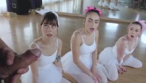 BFFs - Shaved brunette feels up to nailed rough in pantyhose