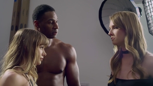 DEEPER - Blonde haired Ashley Lane along with Jax Slayher sucking cock