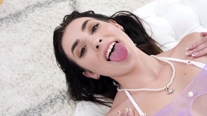 LUBED.com - Sloppy fucking in company with sexy