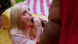 MILFY: Blonde haired Charlie Forde licking Jax Slayher BBC