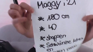 Blonde Bimbo Maggy Explores her Innermost Desires
