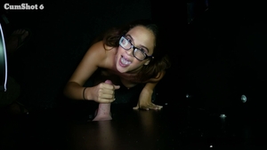 Gloryhole Secrets: Callie's Tight Hole Stuffed