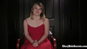 Gloryhole Secrets: Naughty Girl Swallows Cumloads